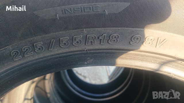 4 зимни гуми Йокохама 225/55/18 с грайфер около 5. 0-6. 0мм. -200лв., снимка 9 - Гуми и джанти - 34644924
