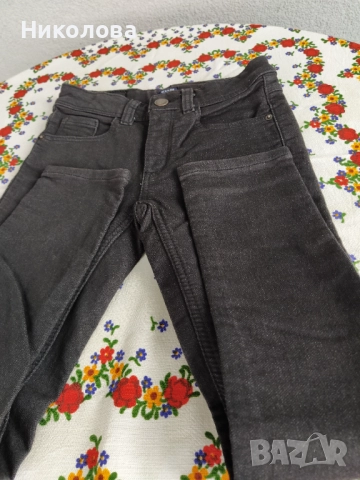 Детски,черни дънки за момче., снимка 4 - Детски панталони и дънки - 51950040