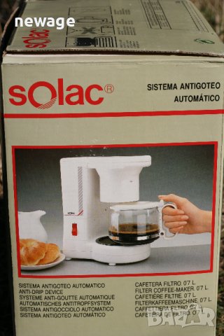 ЧИСТО НОВА автоматична кафеварка SOLAC 136, снимка 2 - Кафемашини - 43071767