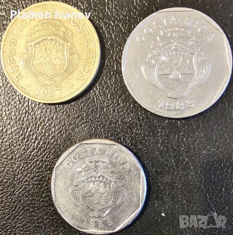 Монети от Коста Рика в добро състояние, снимка 2 - Нумизматика и бонистика - 40132011