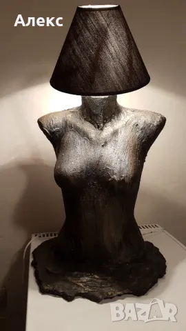 Авторска лампа, лампион– Масивна, 80см!, снимка 11 - Настолни лампи - 48422650