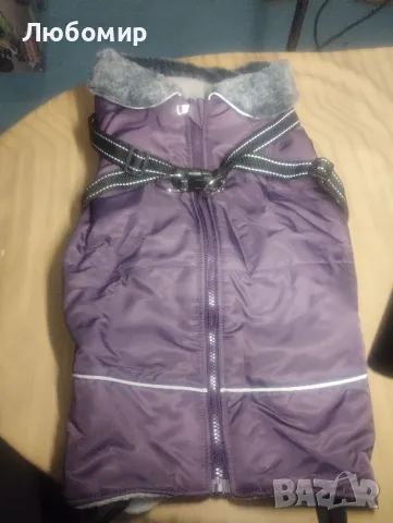 Външно ветроустойчиво и водоустойчиво светлоотразително яке за кучета с презрамки 2хл

, снимка 3 - За кучета - 48024476