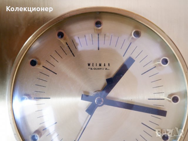 Колекционерски стенен часовник Weimar - ГДР, 50+ годишен, снимка 2 - Антикварни и старинни предмети - 32381464
