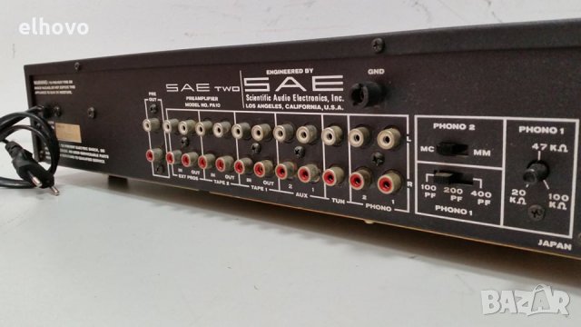 Предусилвател SAE TWO PA10, снимка 10 - Ресийвъри, усилватели, смесителни пултове - 28818520