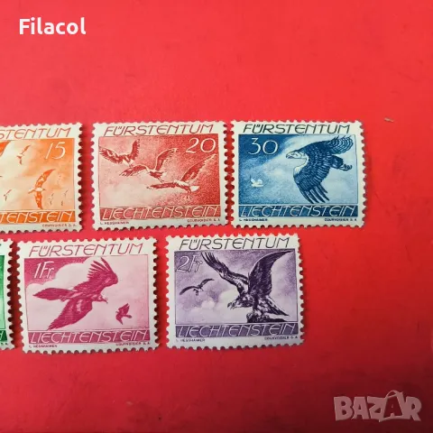 Лихтенщайн 1939 г. Фауна Птици, пълна серия MNH, снимка 4 - Филателия - 50163190