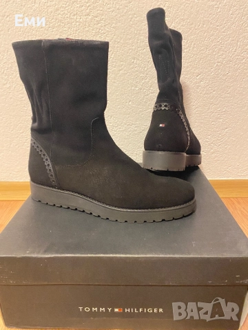 Оригинални дамски зимни боти Tommy Hilfiger, снимка 2 - Дамски боти - 52908030