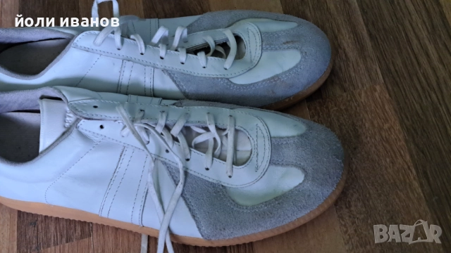 Немски маратонки от естствена кожа,подметка каучук,46 номер, снимка 8 - Маратонки - 52244217