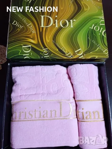 Памучни Хавлии -2бр ✨Dior ✨ Victoria Secret ✨ Burberry ✨, снимка 3 - Хавлиени кърпи - 50316278