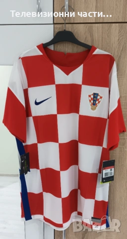 Чисто нова оригинална футболна тениска Хърватия домакински екип 2020/2021 Nike CD0695-100 размер L
