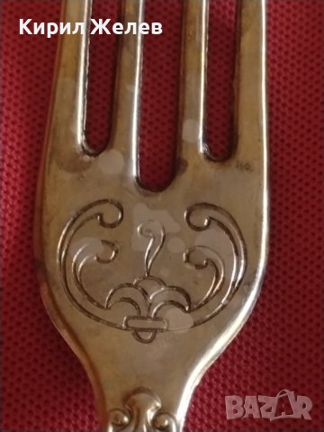 Стара вилица много красива орнаментика перфектно състояние с маркировка ITALI за КОЛЕКЦИЯ 33078, снимка 4 - Други ценни предмети - 43818470