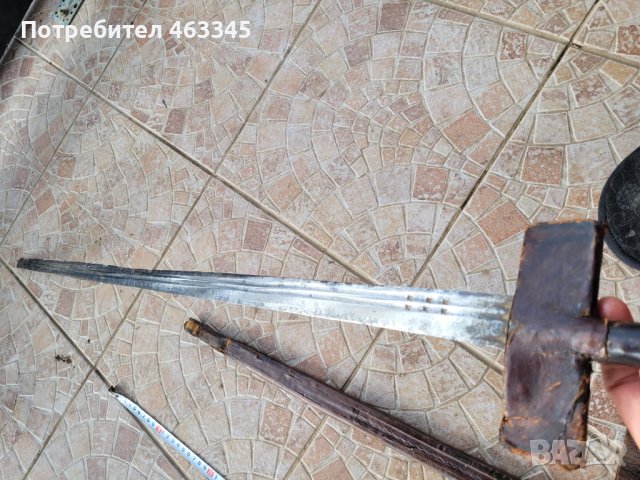 Сабя, палаш, ятаган каракулак, нож, снимка 12 - Антикварни и старинни предмети - 44003734