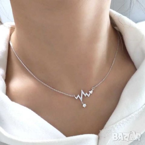 Тотална разпродажба - 50% Сребърно колие /LOVE/, снимка 4 - Колиета, медальони, синджири - 33142624