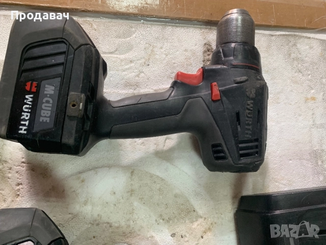 Wurth M-Cube Безчетков сет от перфоратор, ъглошлайф и винтоверт, снимка 9 - Куфари с инструменти - 51493035