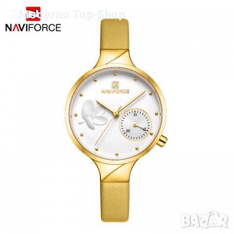 Дамски часовник NAVIFORCE Feminino Yellow/Gold 5001L GWY., снимка 2 - Дамски - 34752030
