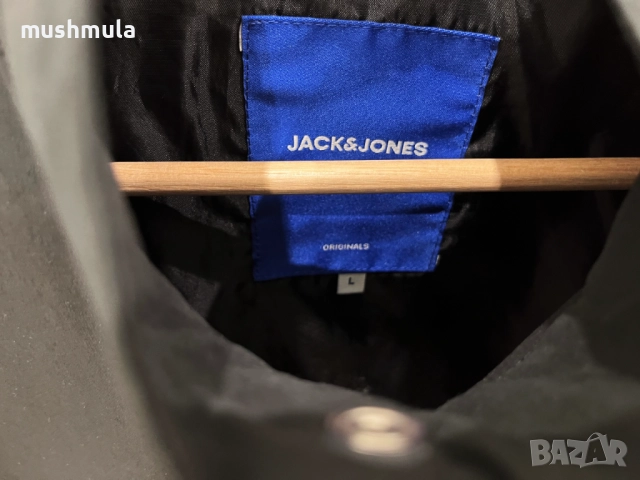 Пролетно-есенно мъжко яке Jack & Jones L - символична цена, снимка 4 - Якета - 52823570