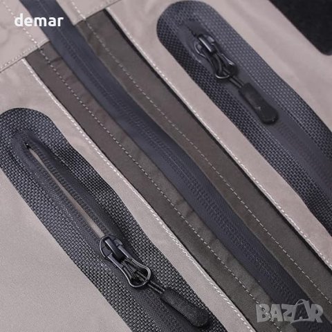 Kylebooker Водоустойчиво Wading яке за мъже и жени, сиво, L, снимка 6 - Якета - 43731195