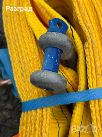 Колан за теглене 3 тона / 6 метра с шегели, снимка 3 - Части - 53051789