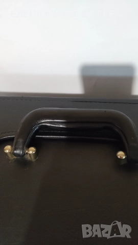 Голям кожен бизнес куфар подсилена конструкция, снимка 11 - Куфари - 52002893