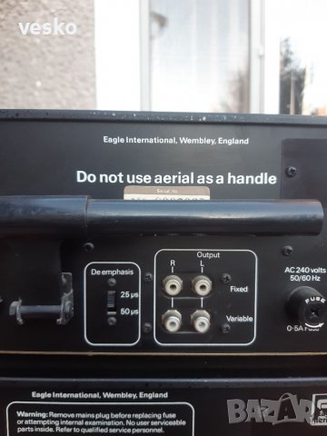 EAGLE A 7600 + EAGLE T 7400, снимка 14 - Ресийвъри, усилватели, смесителни пултове - 37500465