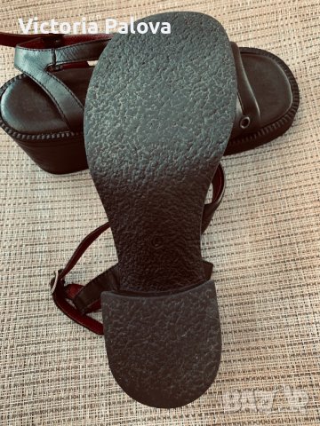 Уникални груби сандали FUN&CO,естествена кожа, снимка 4 - Сандали - 36990586