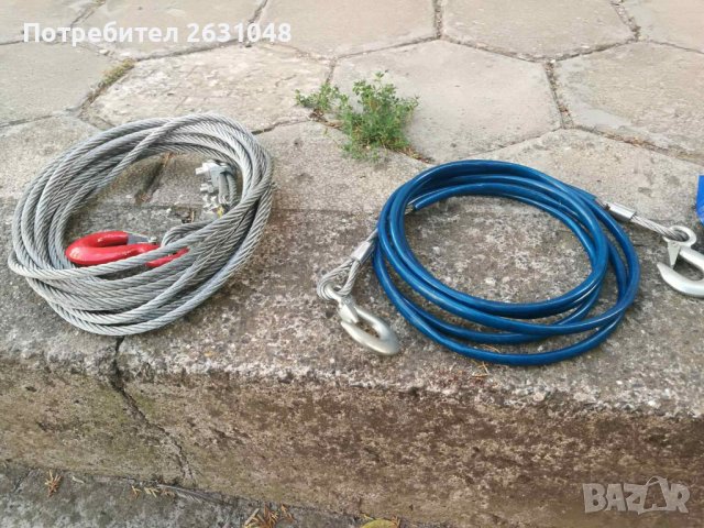 стоманено въже за теглене, снимка 2 - Аксесоари и консумативи - 38032217