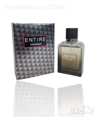 Парфюмна вода за мъже ENTIRE Pour Homme, 100ML EAU DE TOILETTE, снимка 1 - Мъжки парфюми - 43863591