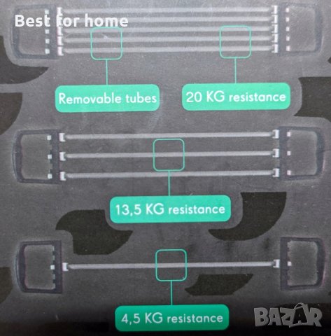 Фитнес ластици с  променливо натоварване КАЙТАН спорт-20 кг, снимка 4 - Фитнес уреди - 35499550