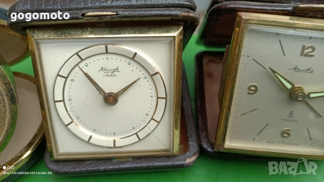 Часовник, стари СГЪВАЕМИ будилници, стар, старо, made in GERMANY, original, снимка 3 - Антикварни и старинни предмети - 51880810