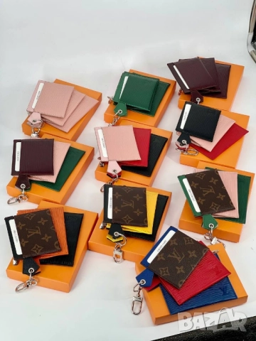 визитник от естествена кожа gucci louis vuitton , снимка 2 - Портфейли, портмонета - 51447652