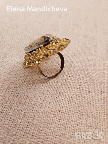 Дамско колие, медальон, бохо стил, синджир, висулка,  пръстен , снимка 6 - Колиета, медальони, синджири - 44842149