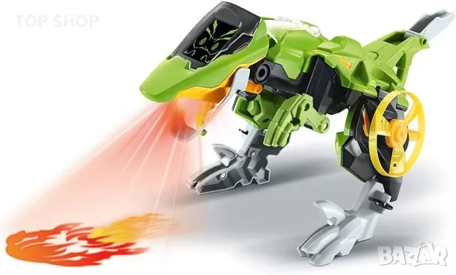VTech Switch & Go Fire Pulsor- Интерактивен динозавър трансформанс, снимка 5 - Електрически играчки - 48780577