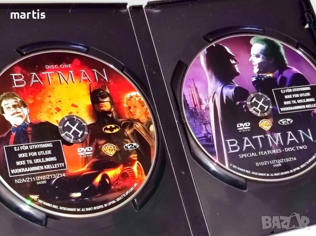 Batman DVD, снимка 2 - DVD филми - 43898033