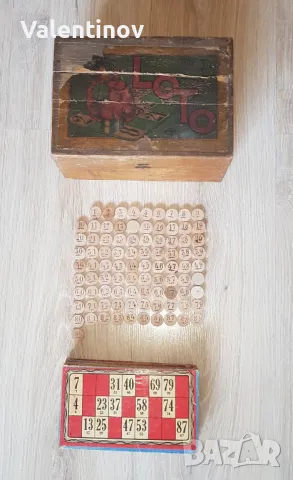 Старинна игра- ЛОТО, снимка 1