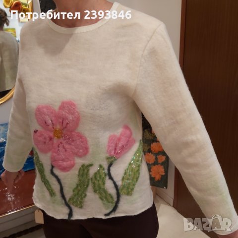 Дамски пуловер , снимка 4 - Блузи с дълъг ръкав и пуловери - 43321878