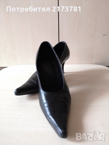 Дамски обувки на висок ток от естествена кожа , снимка 3 - Дамски елегантни обувки - 33196170