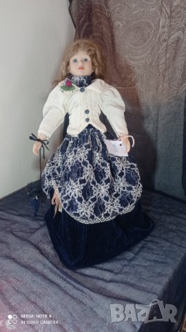 Викторианска порцеланова кукла 45 см, снимка 7 - Колекции - 38349229