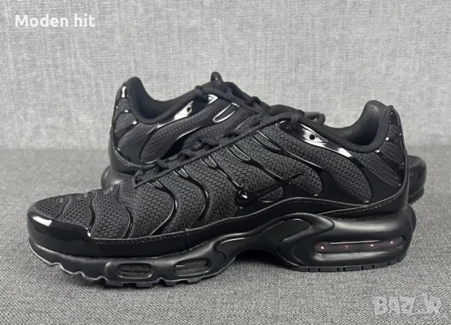 Nike Air Max Plus Tn Triple Black унисекс маратонки висок клас реплика, снимка 3 - Маратонки - 50721600