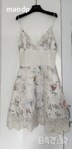 Елегантна бяла рокля, снимка 3 - Рокли - 50489153