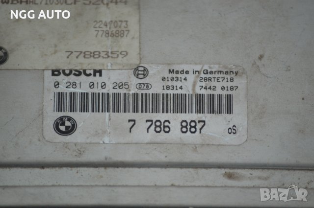 Компютър двигател за BMW 3 E46 (10.1999 - 06.2005) 320 d, 136 к.с., Bosch 0 281 010 205, снимка 2 - Части - 39689829