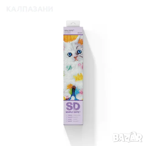 Diamond Dotz Диамантен гоблен Kitty 10614 диаманта SD4409, снимка 3 - Игри и пъзели - 48993418