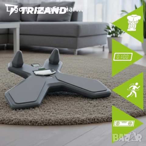 Тренировъчна баланс дъска с брояч / Дъска за баланс / Баланс борд Trizand, снимка 10 - Фитнес уреди - 52689058