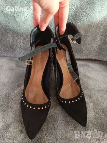 Обувки със ток, снимка 4 - Дамски обувки на ток - 52942345