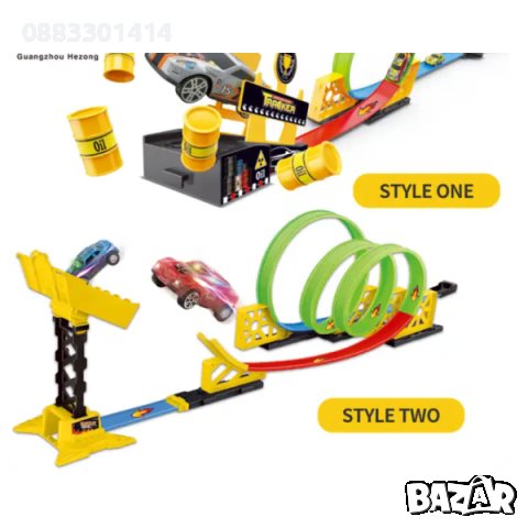 Писта изстрелвач с лупинг и колички , снимка 3 - Коли, камиони, мотори, писти - 44096189