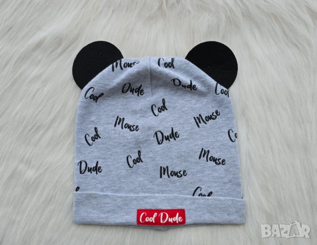 Детска шапка Мики м.Маус 1-3 години , снимка 3 - Шапки, шалове и ръкавици - 53489940