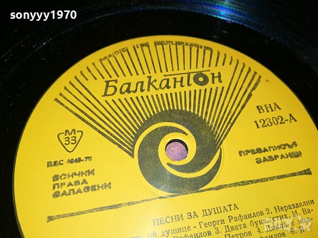 ПЕСНИ ЗА ДУШАТА-ПЛОЧА 1806221910, снимка 16 - Грамофонни плочи - 37126647