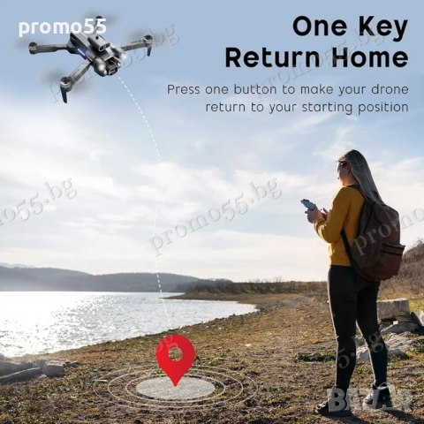 LF632 Сгъваем Интелигентен Дрон 5G 8K Избягване на Препятствия, снимка 11 - Дронове и аксесоари - 52316075