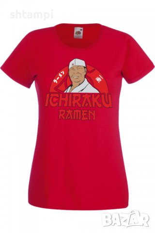 Дамска тениска Naruto Ichiraku Ramen,Анимация,игра,Празник,Повод., снимка 3 - Тениски - 37945844