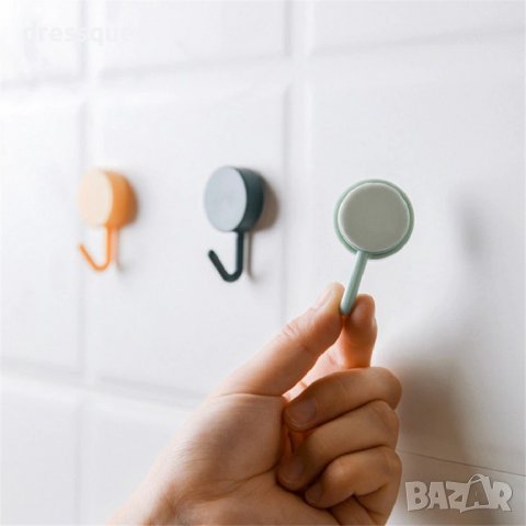 2941 Цветни самозалепващи закачалки, снимка 13 - Други стоки за дома - 37268046