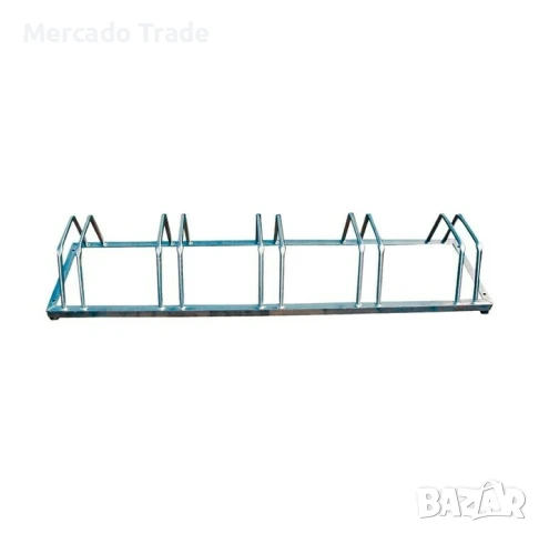Паркинг стойка за велосипеди Mercado Trade, 3 или 5, Стомана, Сива, снимка 3 - Аксесоари за велосипеди - 50435082