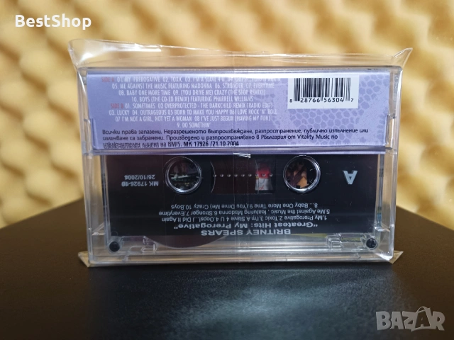 Britney Spears - Greatest hits my prerogative, снимка 2 - Аудио касети - 53339028